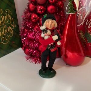 BYERS CHOICE DOLL 2003 CHILD WITH NUTCRACKER NWOT